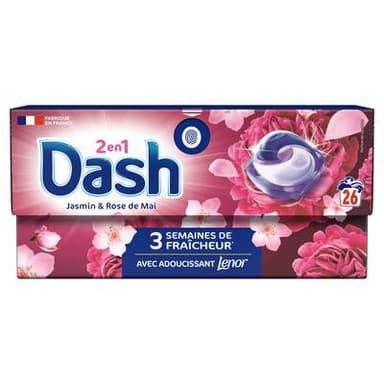 Dash essive Capsules Jasmin et Rose de Mai, 26  capsules