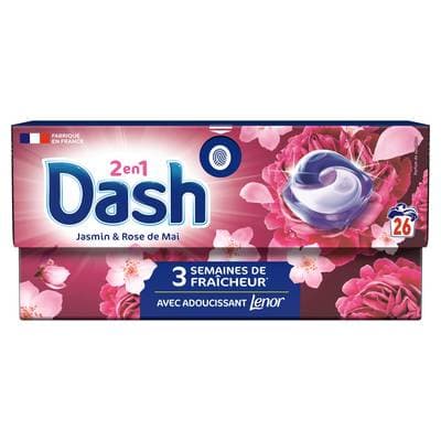 Dash essive Capsules Jasmin et Rose de Mai, 26  capsules