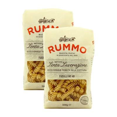 Rummo Pâtes Fusilli N°48 Premium, Lot de 2x500g