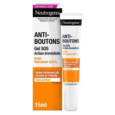 Neutrogena Gel SOS Anti-Boutons Action Immédiate, 15ml