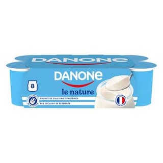 Danone Yaourt nature, 8x125g