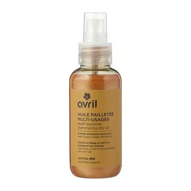 Avril Huile pailletée multi-usages, 100ml