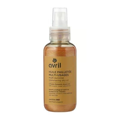 Avril Huile pailletée multi-usages, 100ml