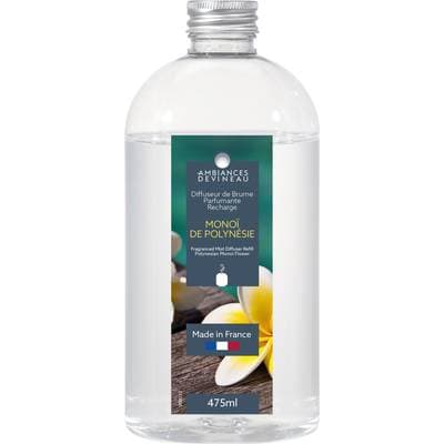 Ambiances Devineau Recharge Diffuseur électrique Monoï de Polynésie, 475ml