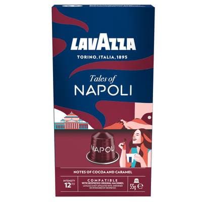 Lavazza Capsules de café Tales of Italy Napoli compatibles Nespresso, 10 capsules