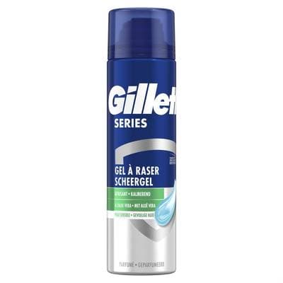 Gillette Gel à raser apaisant peaux sensibles, 200ml