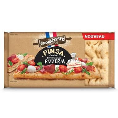 Croustipate Pinsa Qualité Comme à la Pizzeria, 240g