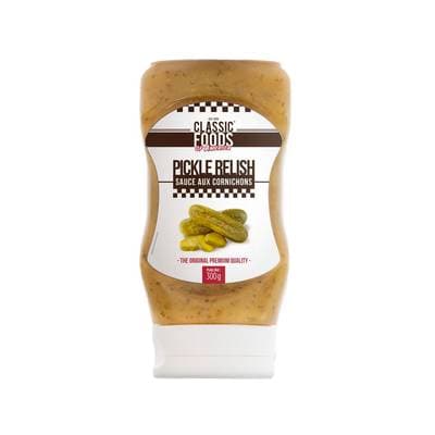 Classic Foods of America Sauce aux cornichons en flacon souple Squeeze Top Down, 300g