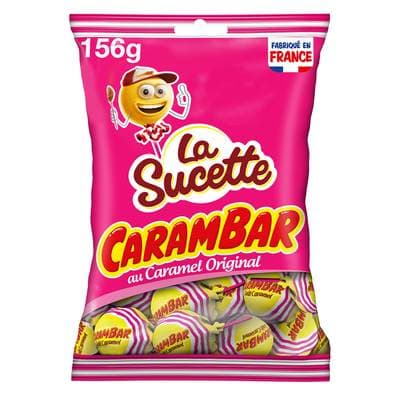 Carambar Sucettes Caramel, 156g