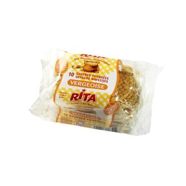Rita Gaufres fourrées à la vergeoise, 300g
