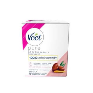 Veet Cire au sucre à l'huile d'Argan, 250g
