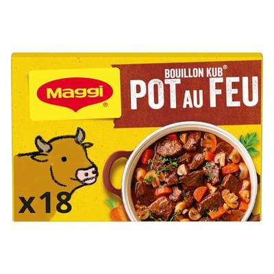 Maggi Bouillon Kub Pot au feu - 18 cubes, 18x10g