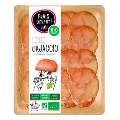 Frais Devant Lonzo d'Ajaccio Bio, 70g
