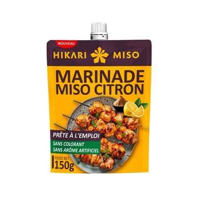 Hikari Miso Marinade miso citron légèrement acidulée en sachet, 150g