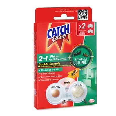 Catch Piège anti-fourmis 2 en 1, 2 pièges