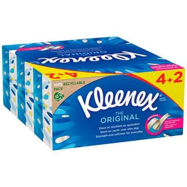 Kleenex Boite Mouchoir Original, 6 boites