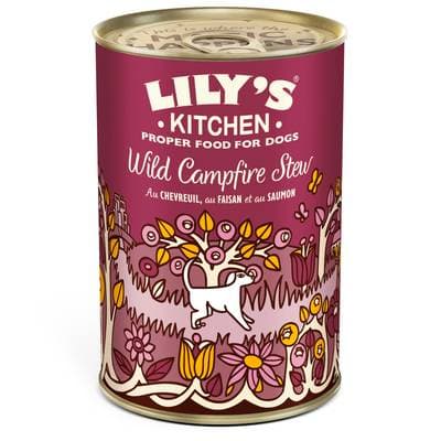 Lily's Kitchen Boîte Pâtée Chevreuil Faisan Saumon Légumes pour Chien, 400g