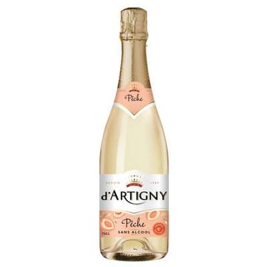 D'Artigny Pétillant aromatisé pêche sans alcool, 75cl