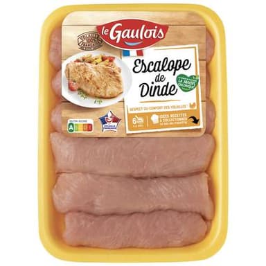 Le Gaulois Escalopes de Dinde, 6x120g