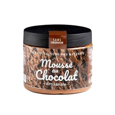 La manufacture des desserts Mousse au Chocolat Artisanale, 80g