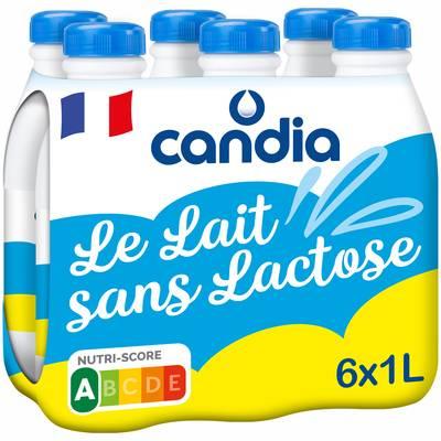 Candia - Lait sans lactose 1%mg