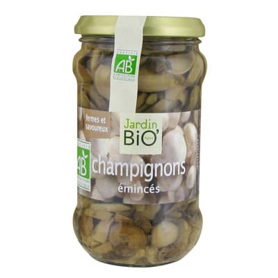 3760020500115 - Jardin Bio Etic - Champignons de Paris émincés Bio