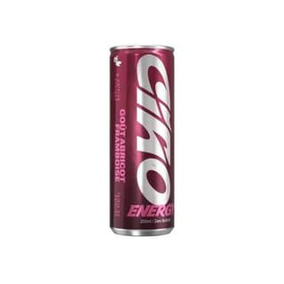 Ciao energy Boisson énergisante saveur abricot framboise, 25cl