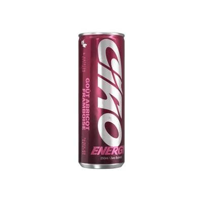 Ciao energy Boisson énergisante saveur abricot framboise, 25cl
