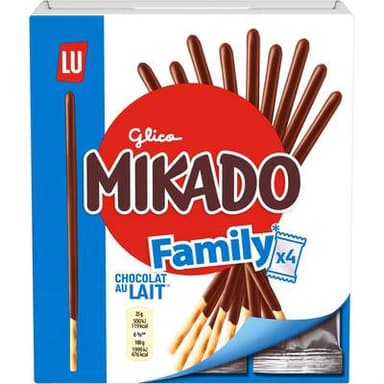 Mikado BOX FAMILY CHOCOLAT LAIT X4, 300G