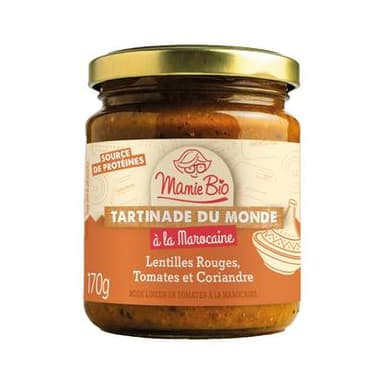 Mamie Bio Tartinade du Monde à la marocaine Bio, 170g
