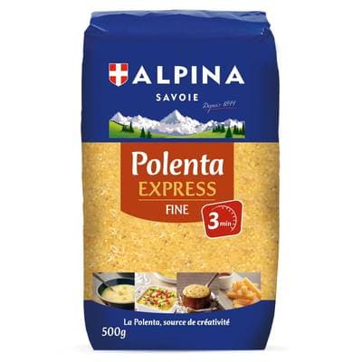 Alpina Savoie Polenta fine cuisson express 3 min, 500g