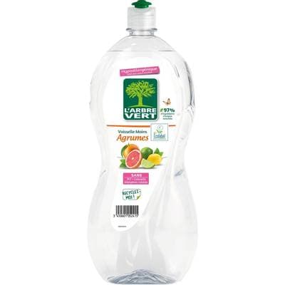 L'arbre Vert Liquide Vaisselle Hypoallergénique Agrumes Ecolabel, 1,4L