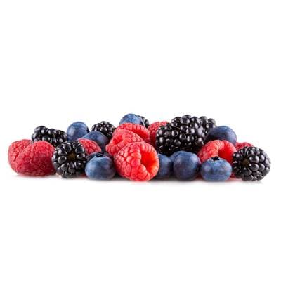 Fruits Rouges & Co Trio Framboise / Mûre / Myrtille, Barquette de 250g
