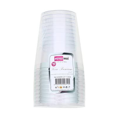 FETEZ MOI Verres premium 25cl, 10 verres