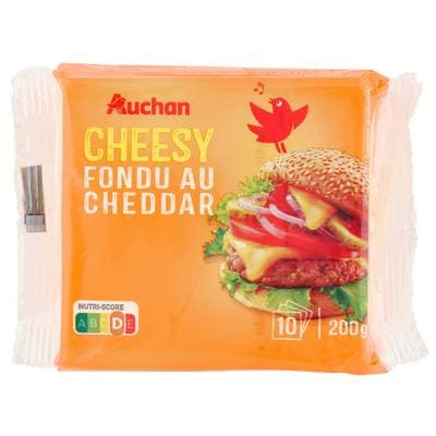Auchan Cheesy Cheddar en tranche, 200g