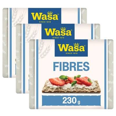 Wasa Tartine Croustillante Fibres, Lot de 3x230g