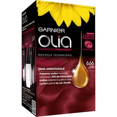 Garnier - Olia - Coloration Carmin éclatant 6.66