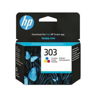 Hewlett packard Cartouche d'encre multipak 3 couleurs 303, 1 cartouche
