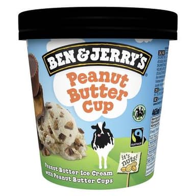 Ben&Jerry's Crème glacée Peanut Butter, 444g