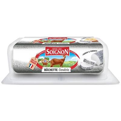 Soignon Buche de chèvre cendrée, 150g