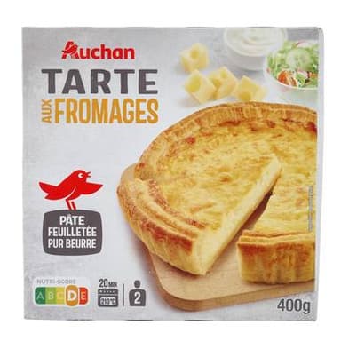 Auchan Tarte aux Fromages, 400G