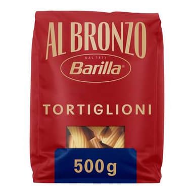 Barilla Al Bronzo Pâtes Tortiglioni Premium, 500g