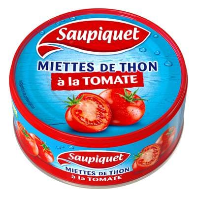 Saupiquet Miettes de Thon à la Tomate en conserve, 160g