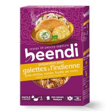 Beendhi Préparation pour galette indienne bio, 250g