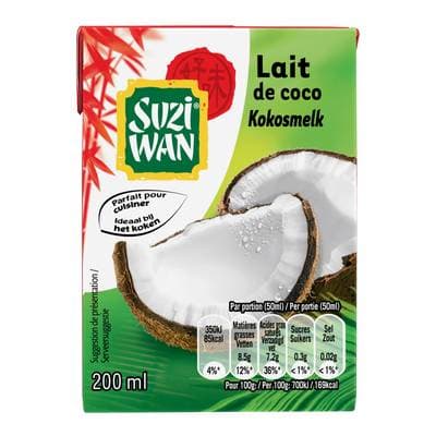 Suzi Wan Lait de coco, 20cl
