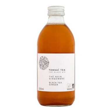 Tensaï Tea Thé noir glacé gingembre bio, 33cl