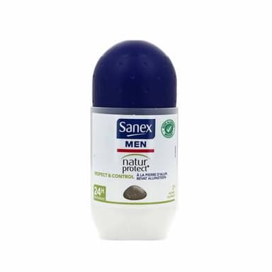 Sanex Men Déodorant bille 24h Homme Natur Protect, 50ml