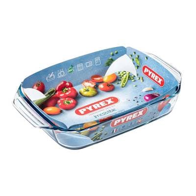 Pyrex Plat en verre rectangulaire