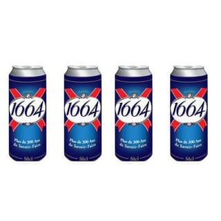 1664 Bière blonde 5.5°, Lot de 4x50cl