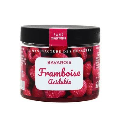 La manufacture des desserts Bavarois Framboise Acidulée, 90g